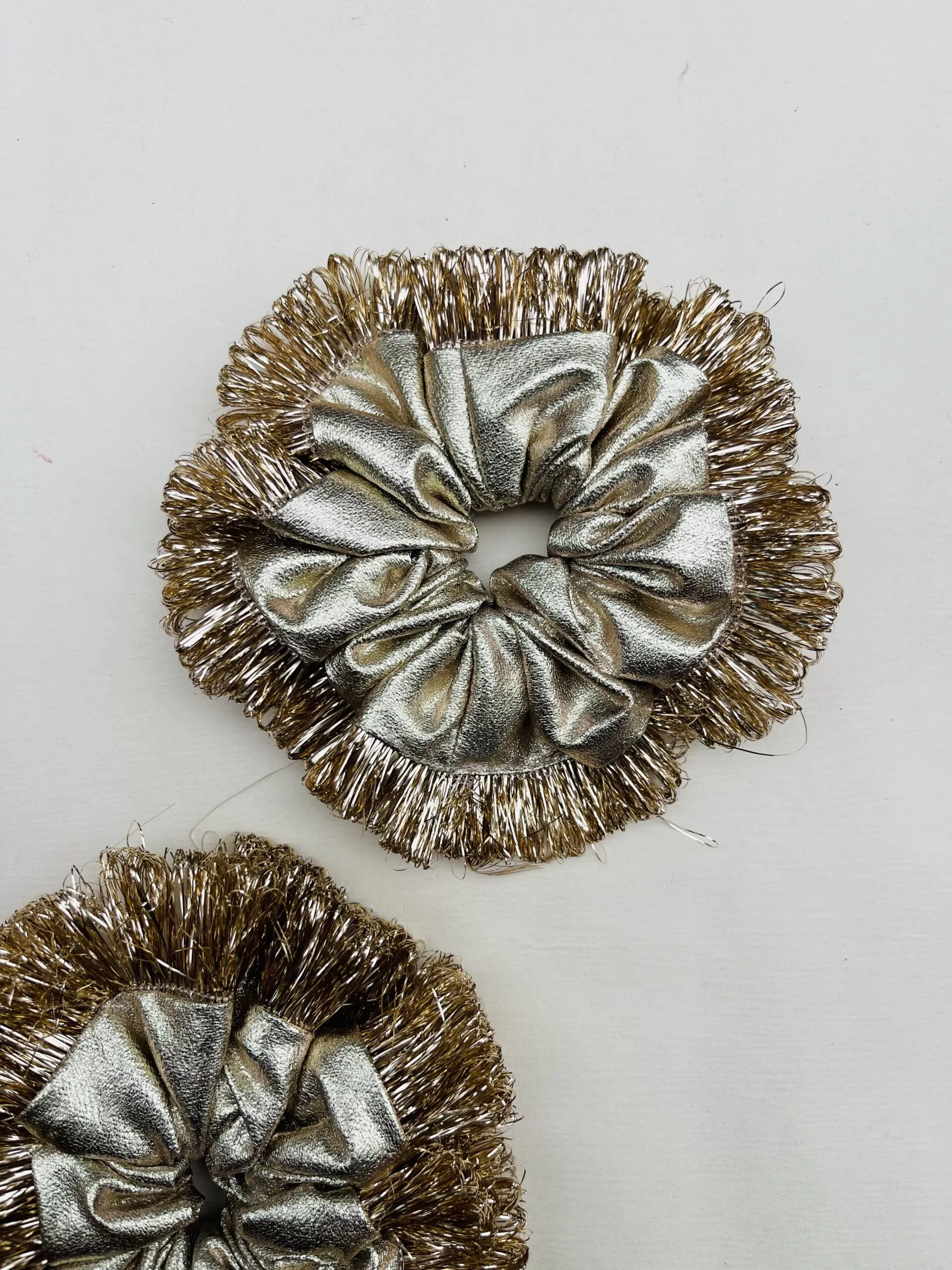 Golden Gajra Scrunchie