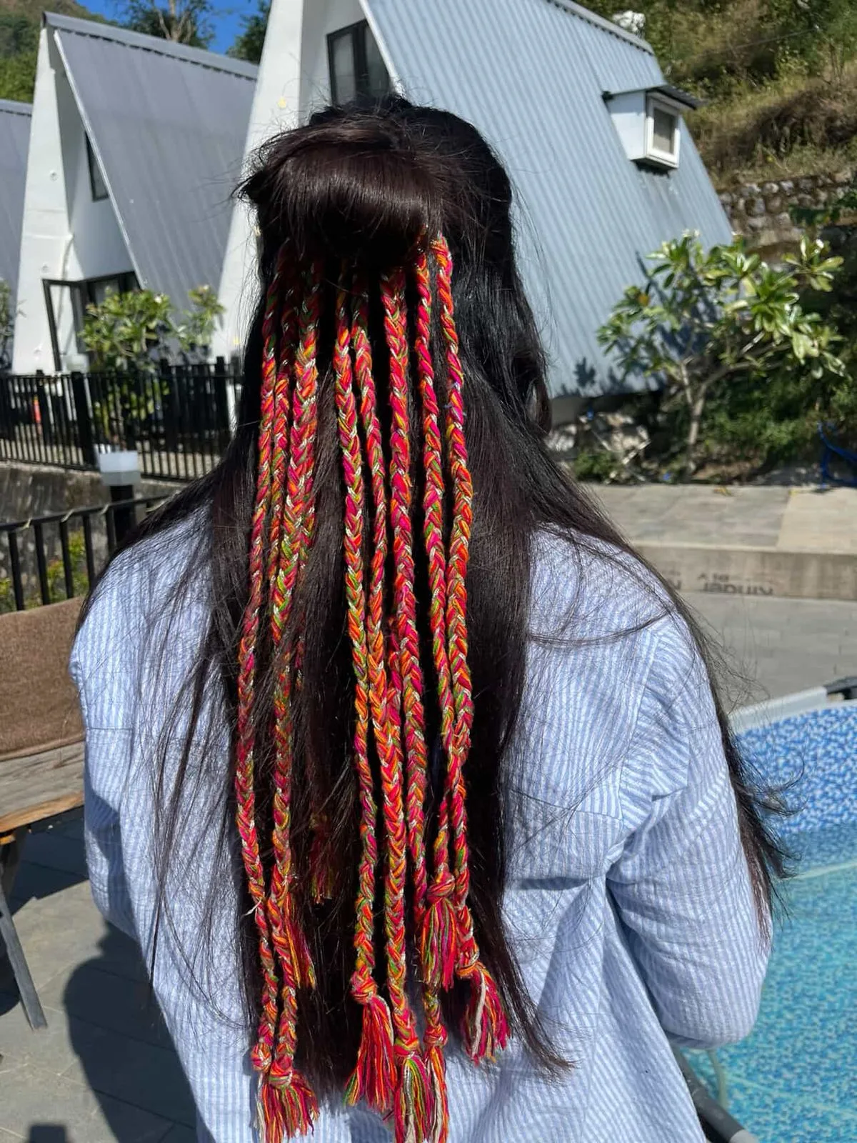 Colour Full Hair String
